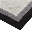 Madison Park Amherst 100 Percent Cotton Bath Rug in Black Finish