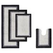Madison Park Amherst 100 Percent Cotton Bath Rug in Black Finish