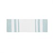 Madison Park Spa 100 Percent Cotton Reversible Bath Rug in Aqua Blue