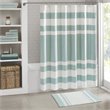 Madison Park Spa 100 Percent Cotton Reversible Bath Rug in Aqua Blue