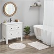 Madison Park Casablanca 100 Percent Cotton Medallion Tufted Rug in Pink