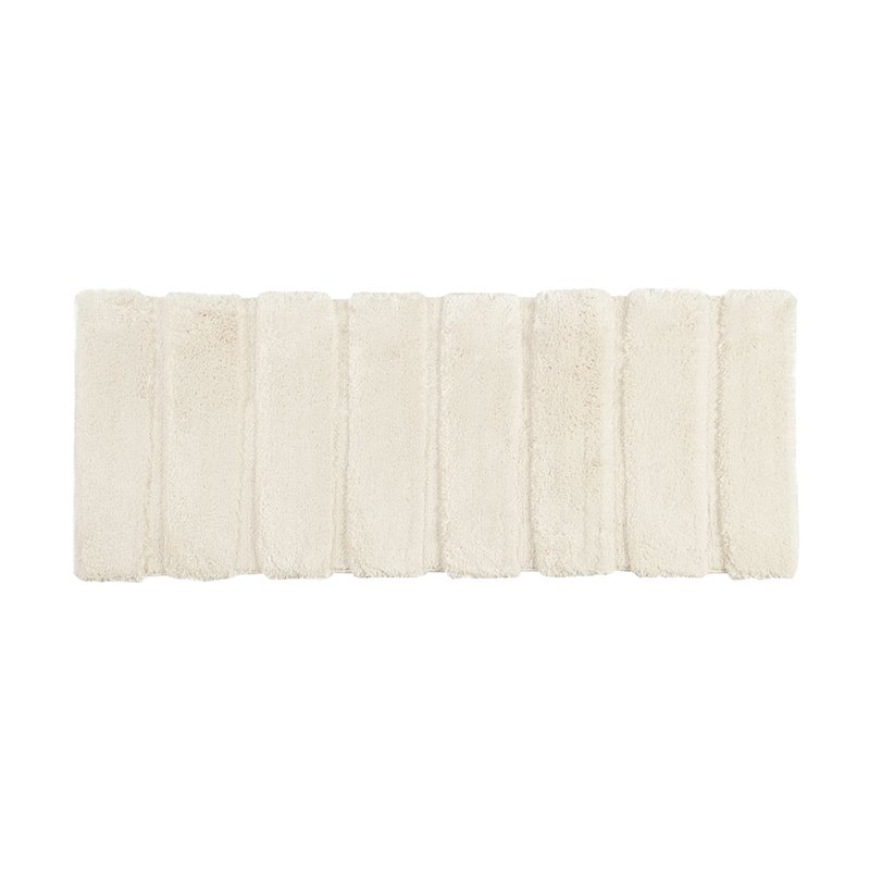 Madison Park 100 Percent Polyester Fabric Solid Tufted Rug in Wheat Brown