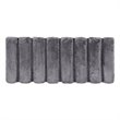 Madison Park 100 Percent Polyester Fabric Solid Tufted Rug in Gray