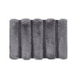 Madison Park 100 Percent Polyester Fabric Solid Tufted Rug in Gray