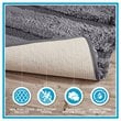 Madison Park 100 Percent Polyester Fabric Solid Tufted Rug in Gray