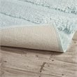 Madison Park 100 Percent Polyester Fabric Solid Tufted Rug in Seafoam Green