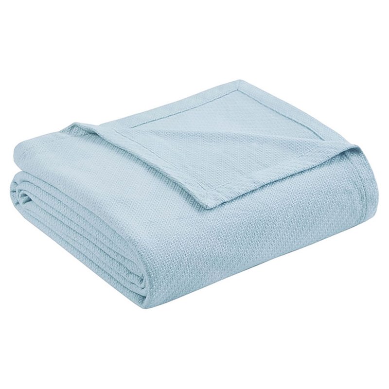 Madison Park 100 Percent Cotton Blanket with 1