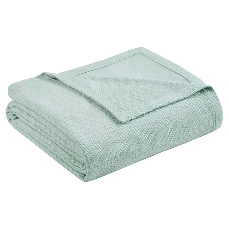 Madison Park 100 Percent Cotton Blanket with 1