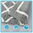 Madison Park Bittman Polyester Reversible Tufted Microfiber Rug in Navy