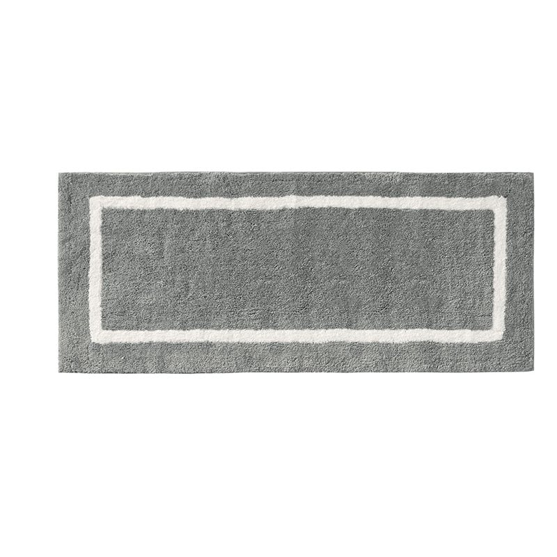 Madison Park Bittman Polyester Reversible Tufted Microfiber Rug in Gray