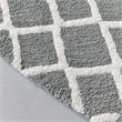 Madison Park Bittman Polyester Reversible Tufted Microfiber Rug in Gray