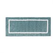 Madison Park Bittman Polyester Reversible Tufted Microfiber Rug in Aqua Blue