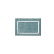 Madison Park Bittman Polyester Reversible Tufted Microfiber Rug in Aqua Blue