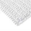 Madison Park Lasso 100 Percent Cotton Chenille Chain Stitch Rug - White