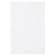 Madison Park Lasso 100 Percent Cotton Chenille Chain Stitch Rug in White