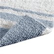 Madison Park Spa 100 Percent Cotton Reversible Bath Rug - Blue