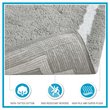 Madison Park Evan 100 Percent Cotton Tufted Bath Rug in White
