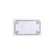 Madison Park Evan 100 Percent Cotton Tufted Bath Rug in White