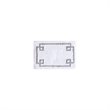 Madison Park Evan 100 Percent Cotton Tufted Bath Rug in White