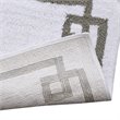 Madison Park Evan 100 Percent Cotton Tufted Bath Rug in White
