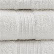 Madison Park Organic 6-Piece 100 Percent Cotton Towel Set in White