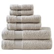 Madison Park Signature Luce 6-Piece Egyptian Cotton Towel Set in Sand Brown