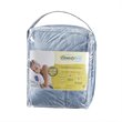 Beautyrest Polyester Microlight and Berber Solid Heated Throw in Blue