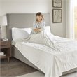 Beautyrest Polyester Solid Microlight Heated Blanket - Ivory