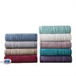 Beautyrest Polyester Knitted Solid Microlight Heated Throw in Gray
