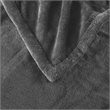 Beautyrest Polyester Knitted Solid Microlight Heated Throw in Gray