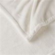 Beautyrest Polyester Knitted Solid Microlight Heated Throw in Ivory