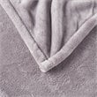 Beautyrest Polyester Knitted Solid Microlight Heated Throw in Lavender Purple