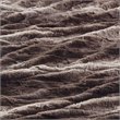 Beautyrest Polyester Faux Tip Dye Long Fur Heated Throw in Chocolate