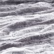 Beautyrest Polyester Faux Tip Dye Long Fur Heated Throw in Gray