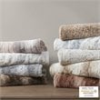 Beautyrest Polyester Faux Tip Dye Long Fur Heated Throw in Gray
