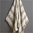 Beautyrest Polyester Faux Tip Dye Long Fur Heated Throw in Sand Brown