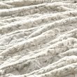 Beautyrest Polyester Faux Fur Heated Throw in Snow Leopard White Finish