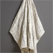 Beautyrest Polyester Faux Fur Heated Throw in Snow Leopard White Finish