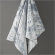 Beautyrest Polyester Marble Faux Fur Heated Throw in Gray/Blue