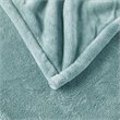 Beautyrest Polyester Solid Microlight Heated Throw in Aqua Blue