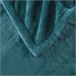 Beautyrest Polyester Solid Microlight Heated Throw in Teal Blue