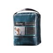 Beautyrest Polyester Solid Microlight Berber Heated Throw in Teal Blue
