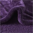 Beautyrest Polyester Solid Microlight Berber Heated Throw in Purple