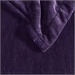 Beautyrest Polyester Solid Microlight Reversible Heated Blanket in Purple