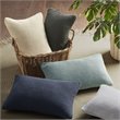 INK+IVY 100 Percent Acrylic Knitted Oblong Pillow Cover in Gray
