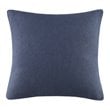 INK+IVY 100 Percent Acrylic Knitted Square Pillow Cover in Indigo Blue