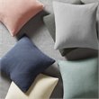 INK+IVY 100 Percent Acrylic Knitted Euro Pillow Cover in Indigo Blue