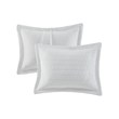 True North by Sleep Philosophy Laurie Jacquard Velour Comforter Set in Ivory