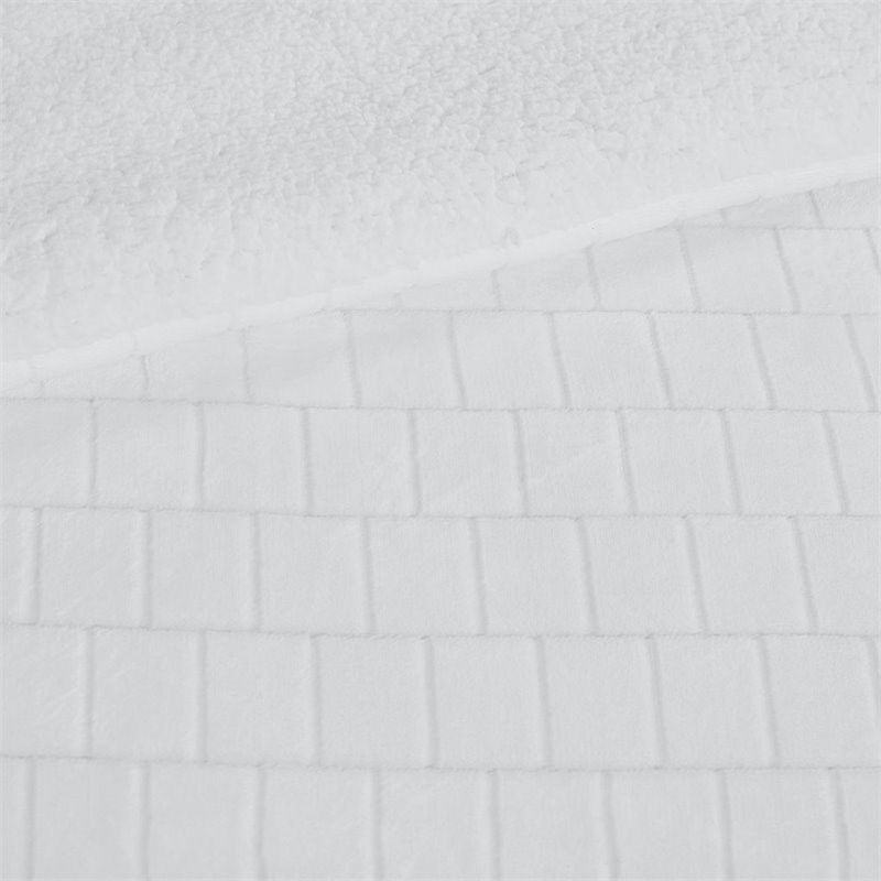 True North by Sleep Philosophy Laurie Jacquard Velour Comforter Set in Ivory