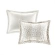 Madison Park 100 Percent Polyester Comforter Set in Snow Leopard White